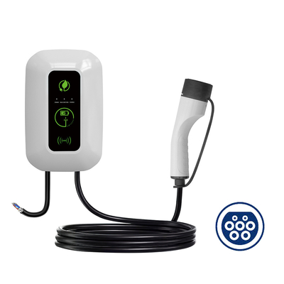 Εναλλακτικό ρεύμα εξόδου 7KW 220v CCS/τύπου 2 Στον τοίχο τοποθετημένος ευρωπαϊκός τυποποιημένος σταθμός φόρτισης