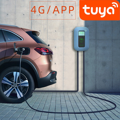 Εναλλακτικό ρεύμα εξόδου 7KW 220v CCS/τύπου 2 Στον τοίχο τοποθετημένος ευρωπαϊκός τυποποιημένος σταθμός φόρτισης