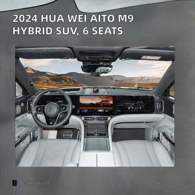 2024 Huawei AITO M9 Υβριδικό 1.5T EV Αυτοκίνητο για λιανική πώληση Μεγαλύτερη εμβέλεια και αποτελεσματικότητα
